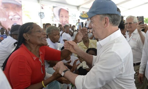 Cobertura universal para los adultos mayores de Tumaco anuncia el Presidente Santos