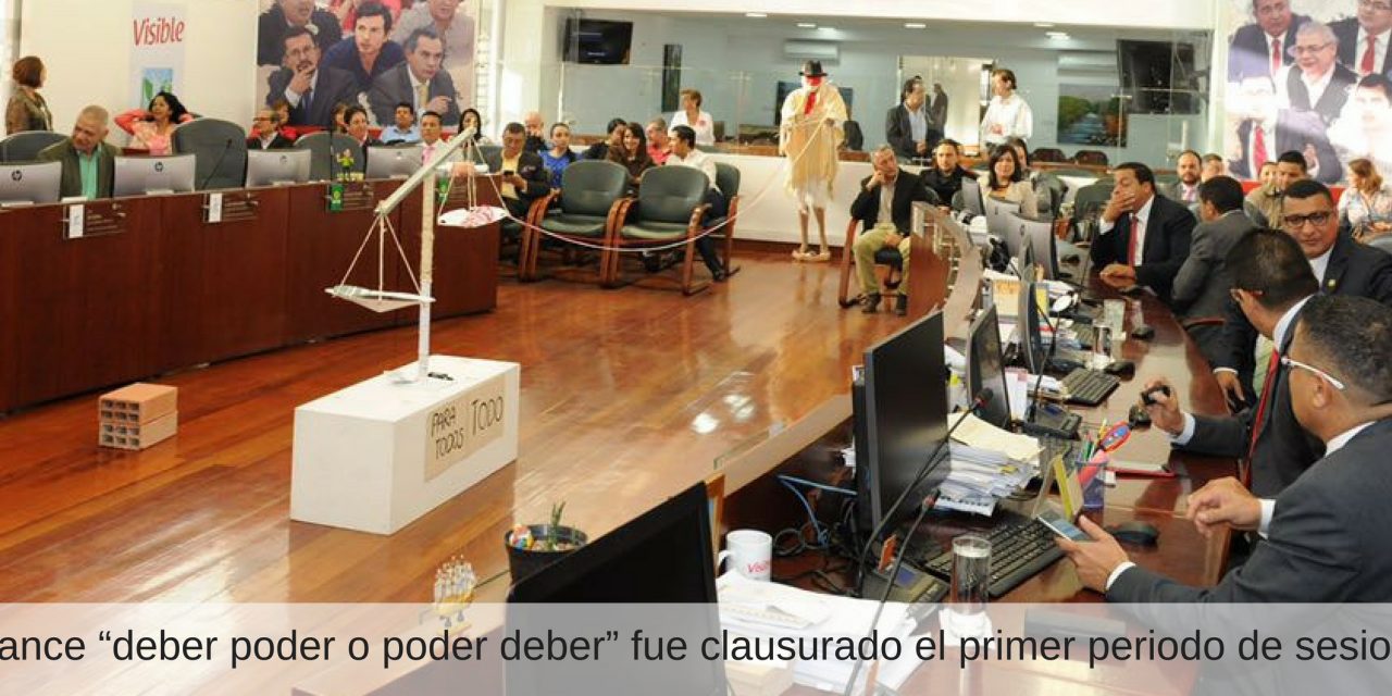 Presentación en el concejo  de Manizales