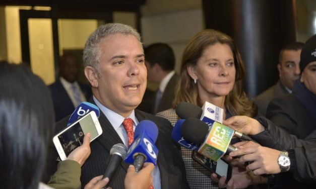 Declaración del presidente electo, Iván Duque, y la vicepresidenta Marta Lucía Ramírez