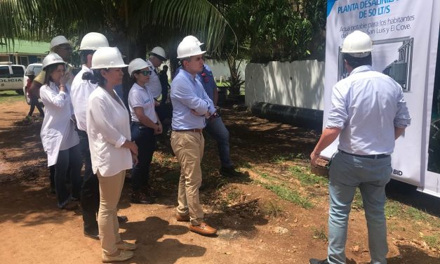 Minvivienda verifica avance de obras de acueducto y alcantarilladoa en San Andrés y Providencia