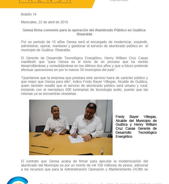 GENSA COMUNICACIONES