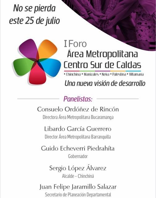 PRIMER FORO DEL AREA METROPOLITANA DE MANIZALES