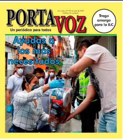 Solo unidos podemos salir adelante. El editorial del periódico El Portavoz