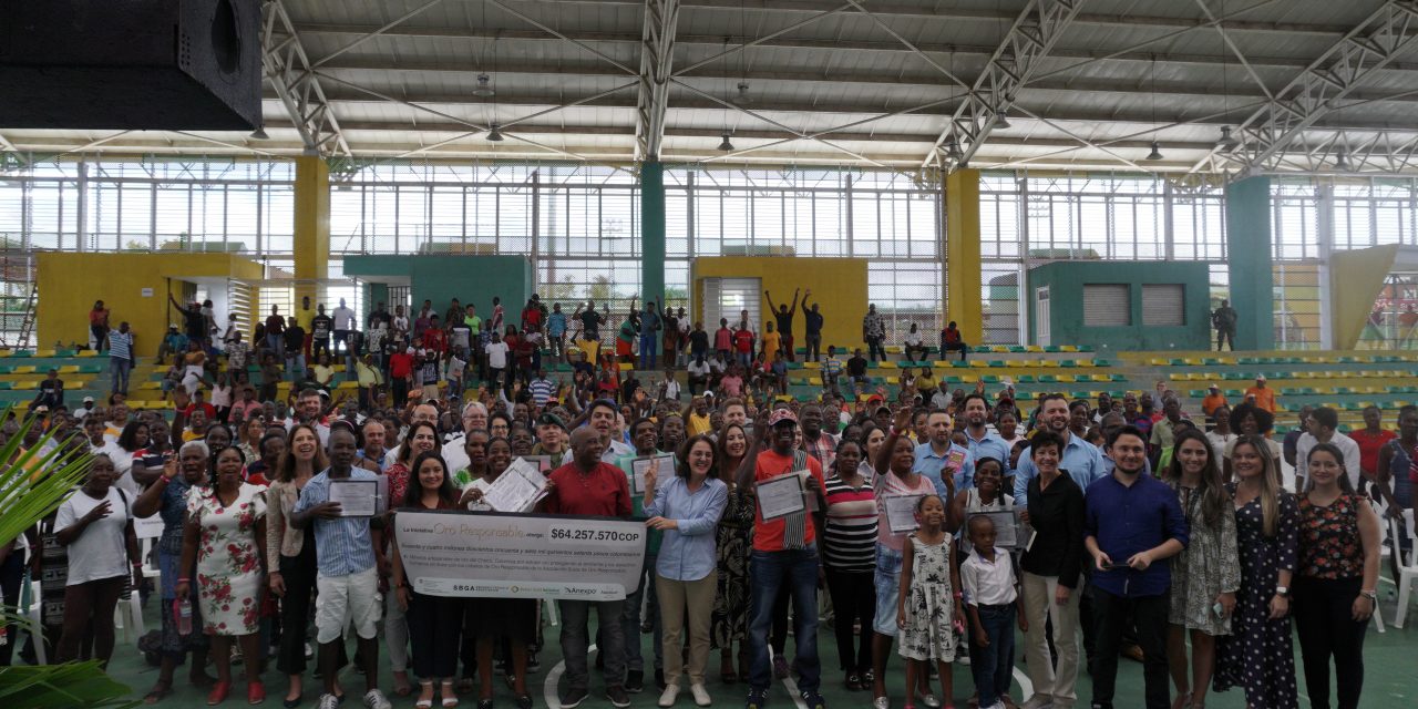 Más de 700 mineros artesanales se bancarizan y reciben pago de prima por producción de Oro Responsable gracias a APP entre Suiza y Colombia
