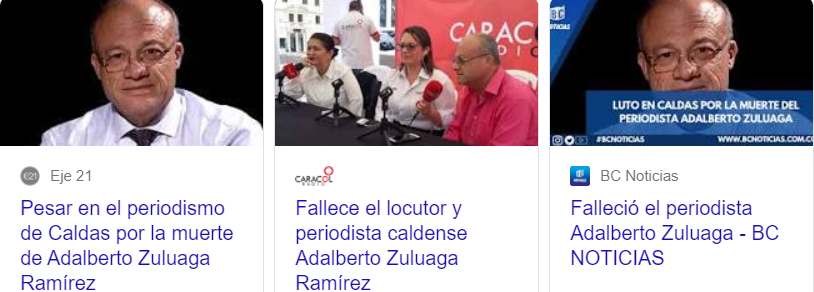 Nos ha dejado Adalberto.