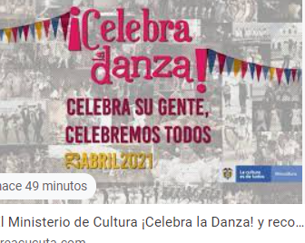 El Ministerio de Cultura ¡Celebra la Danza! y reconoce a su gente durante todo el mes de abril