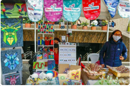 Emprendedores de Barrio Amigo participan para ser los ganadores de capital semilla.