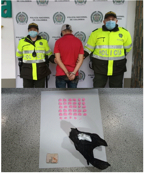 ACTIVIDADES OPERATIVAS CONTRA EL MICROTRÁFICO  EN EL BARRIO EUCALIPTOS FUE CAPTURADO UN HOMBRE CON ESTUPEFACIENTES