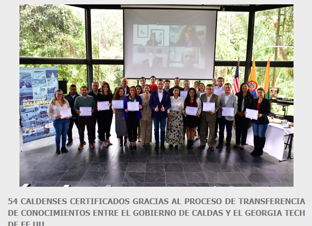 NOTICIAS DE CALDAS DEL 18-V-2023
