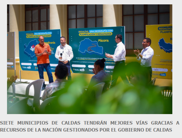 NOTICIAS DE CALDAS DEL 5-V-2023