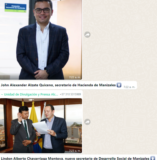 CAMBIOS EN LA ADMINISTRACION DE MANIZALES