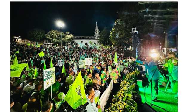 CIERRE DE CAMPAÑA VERDES DE CORAZÓN, LA REUNIÓN MÁS GRANDE DE LA CAMPAÑA DE HENRY GUTIÉRREZ A LA GOBERNACIÓN DE CALDAS EN MANIZALES